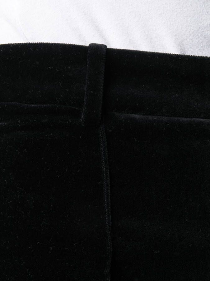 Saint Laurent Cropped broek Zwart
