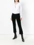 Saint Laurent cropped fitted jeans Zwart - Thumbnail 2