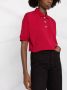 Saint Laurent Cropped polotop Rood - Thumbnail 5
