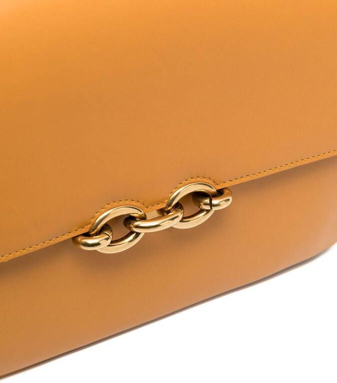 Saint Laurent Crossbodytas met kettingdetail Geel