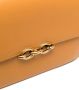 Saint Laurent Crossbodytas met kettingdetail Geel - Thumbnail 4