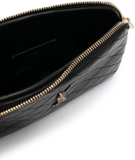 Saint Laurent Gaby gewatteerde crossbodytas Zwart