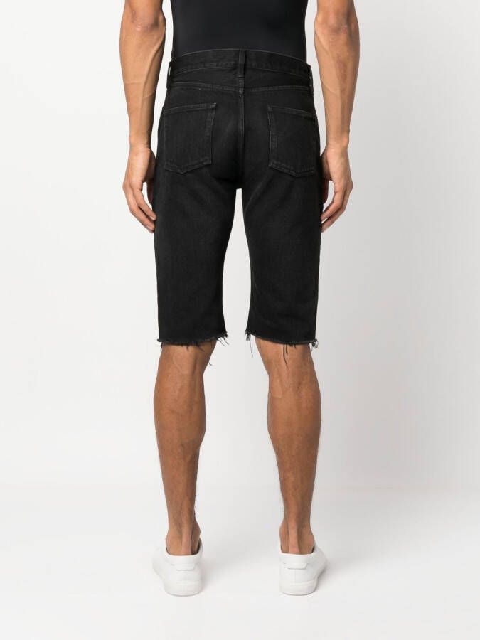 Saint Laurent Denim shorts Zwart