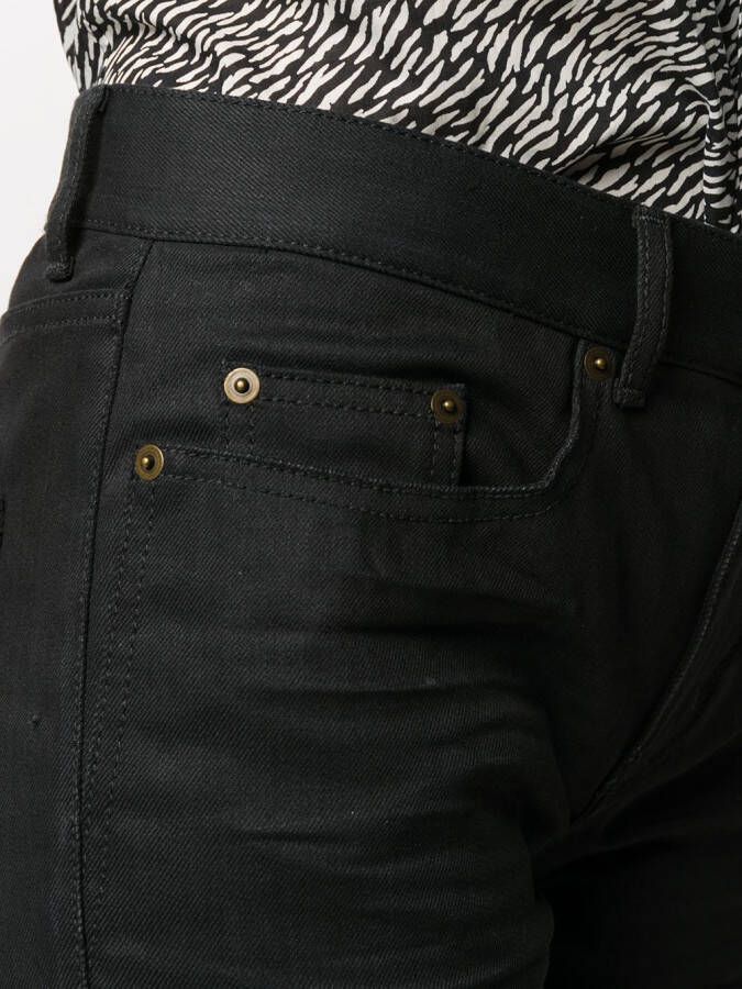 Saint Laurent Denim shorts Zwart