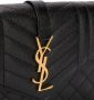Saint Laurent Envelope leren crossbodytas Zwart - Thumbnail 4