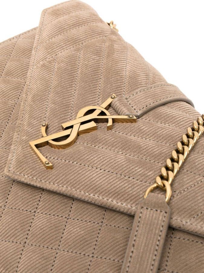 Saint Laurent Envelop schoudertas Bruin