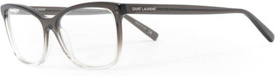 Saint Laurent Eyewear Bril met vierkant montuur Grijs