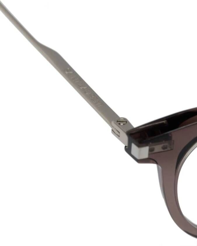 Saint Laurent Eyewear Bril met rond montuur Paars