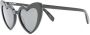 Saint Laurent Eyewear heart frame sunglasses Zwart - Thumbnail 2