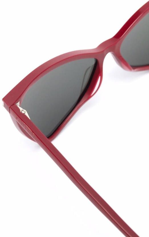 Saint Laurent Eyewear Jerry zonnebril met cat-eye montuur Rood
