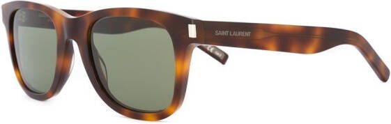 Saint Laurent Eyewear klassieke 11 zonnebril Bruin