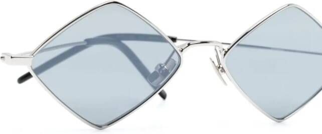 Saint Laurent Eyewear Lisa zonnebril met diamanten montuur Zilver
