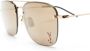Saint Laurent Eyewear Zonnebril met vierkant montuur Goud - Thumbnail 3