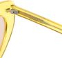 Saint Laurent Eyewear Loulou zonnebril met hartvormig montuur Geel - Thumbnail 3