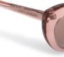 Saint Laurent Eyewear Loulou zonnebril met hartvormig montuur Roze - Thumbnail 3