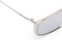 Saint Laurent Eyewear Luna zonnebril met vierkant montuur Zilver - Thumbnail 3