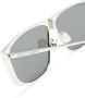 Saint Laurent Eyewear Luna zonnebril met vierkant montuur Zilver - Thumbnail 3
