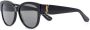 Saint Laurent Eyewear M3 zonnebril met monogram Zwart - Thumbnail 2