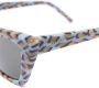 Saint Laurent Eyewear Mica zonnebril met cat-eye montuur Blauw - Thumbnail 3