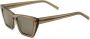 Saint Laurent Eyewear Mica zonnebril met cat-eye montuur Bruin - Thumbnail 2