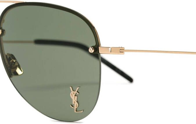 Saint Laurent Eyewear Monogram M11 sunglasses Metallic