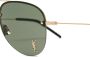 Saint Laurent Eyewear Monogram M11 sunglasses Metallic - Thumbnail 3