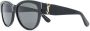 Saint Laurent Eyewear Monogram M3 zonnebril Zwart - Thumbnail 2