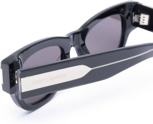 Saint Laurent Eyewear Naked Wire Core zonnebrilmet cat-eye montuur Zwart
