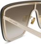 Saint Laurent Eyewear New Wave SL1 Mask zonnebril Goud - Thumbnail 3