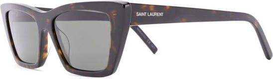 Saint Laurent Eyewear New Wave Zonnebril Bruin