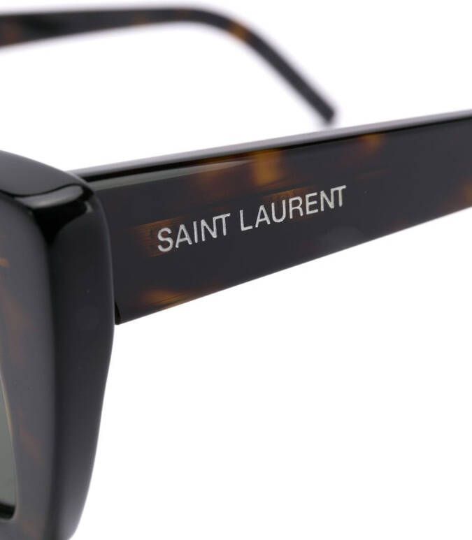 Saint Laurent Eyewear New Wave Zonnebril Bruin