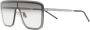 Saint Laurent Eyewear Zonnebril met oversized montuur Grijs - Thumbnail 2