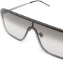 Saint Laurent Eyewear Zonnebril met oversized montuur Grijs - Thumbnail 3