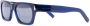 Saint Laurent Eyewear Zonnebril met rechthoekig montuur Blauw - Thumbnail 2