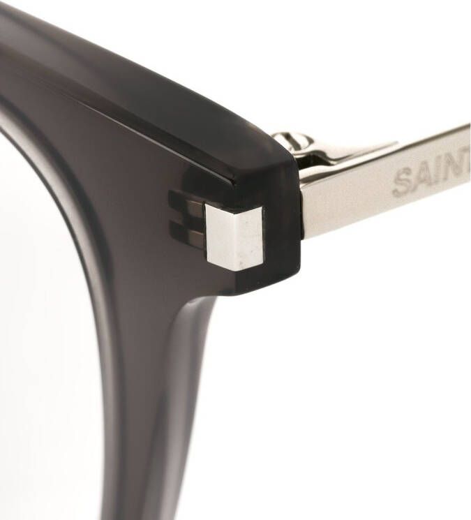 Saint Laurent Eyewear round frame glasses Grijs