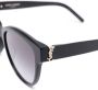 Saint Laurent Eyewear Zonnebril met rond montuur Zwart - Thumbnail 3