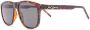 Saint Laurent Eyewear Signature zonnebril met vierkant montuur Bruin - Thumbnail 2