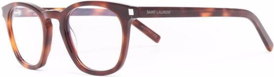 Saint Laurent Eyewear SL 28 OPT bril met D-montuur Bruin