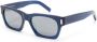 Saint Laurent Eyewear SL 402 zonnebril met vierkant montuur Blauw - Thumbnail 2