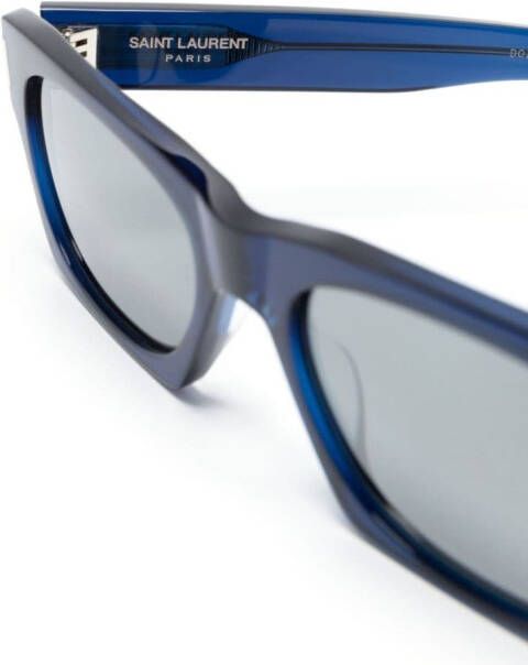 Saint Laurent Eyewear SL 402 zonnebril met vierkant montuur Blauw