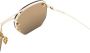 Saint Laurent Eyewear SL 422 zonnebril met piloten montuur Goud - Thumbnail 2