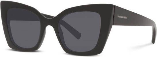 Saint Laurent Eyewear SL 552 zonnebril met cat-eye montuur Zwart