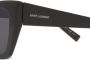 Saint Laurent Eyewear SL 552 zonnebril met cat-eye montuur Zwart - Thumbnail 3
