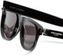 Saint Laurent Eyewear SL 571 zonnebril met rond montuur Zwart - Thumbnail 3