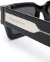 Saint Laurent Eyewear SL 572 zonnebril met logo Zwart - Thumbnail 3