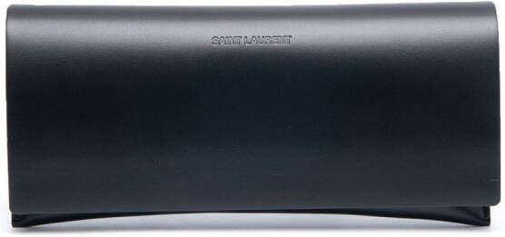 Saint Laurent Eyewear SL 572 zonnebril met logo Zwart