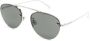 Saint Laurent Eyewear SL 575 zonnebril met rond montuur Zilver - Thumbnail 2