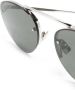 Saint Laurent Eyewear SL 575 zonnebril met rond montuur Zilver - Thumbnail 3