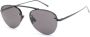 Saint Laurent Eyewear SL 575 zonnebril met rond montuur Zwart - Thumbnail 2