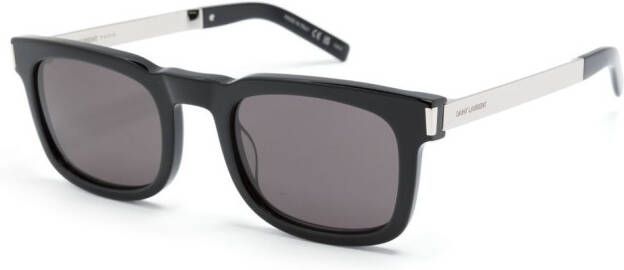 Saint Laurent Eyewear SL 581 zonnebril met vierkant montuur Zwart